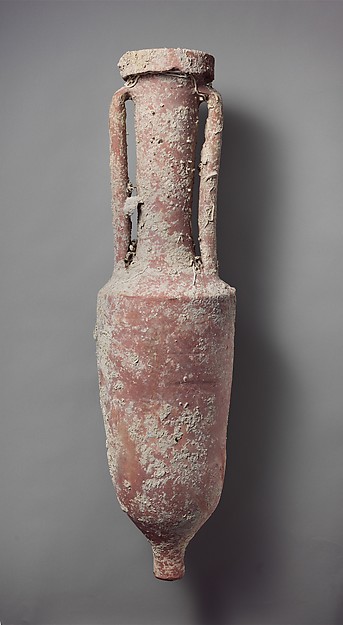 A Terracotta Wine Amphora, ca. 100 BCE