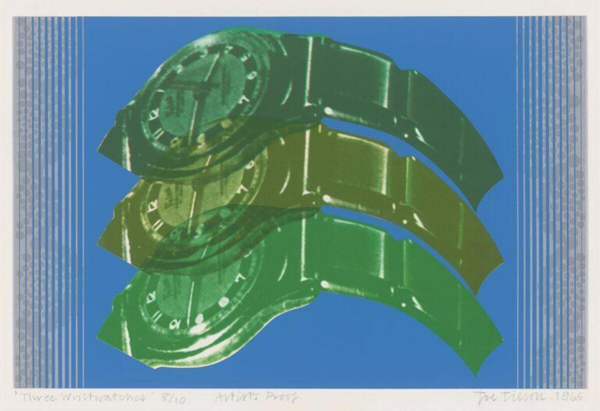The Three Wristwatches, Joe Tilson, 1965
